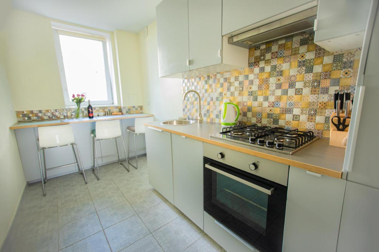 Large Flat. Great View. City Center. Warschau Buitenkant foto